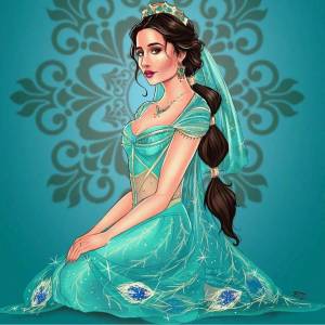 Раскраска красивая принцесса #17 #353955