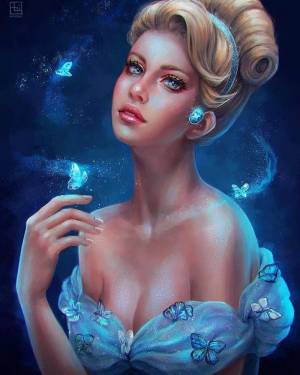 Раскраска красивая принцесса #30 #353968