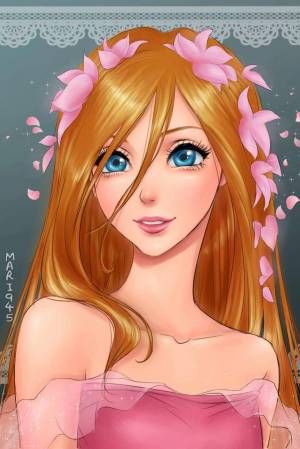 Раскраска красивая принцесса #36 #353974