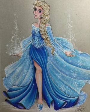 Раскраска красивая принцесса #37 #353975