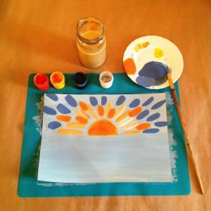 Раскраска красками для детей 3 4 лет #7 #354632