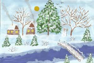 Раскраска красота зимы 2 класс окружающий мир #14 #355251