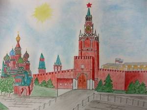 Раскраска кремль для детей дошкольного возраста #7 #355450