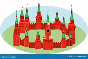 Раскраска кремль для детей дошкольного возраста #17 #355460
