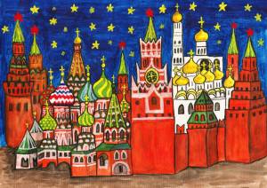 Раскраска кремль для детей дошкольного возраста #21 #355464