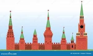 Раскраска кремль для детей дошкольного возраста #32 #355475