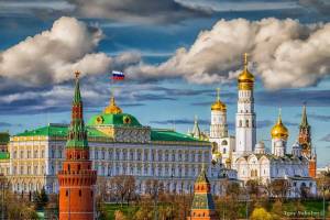 Раскраска кремль москва #20 #355502