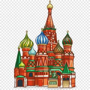 Раскраска кремль москва для детей #3 #355524