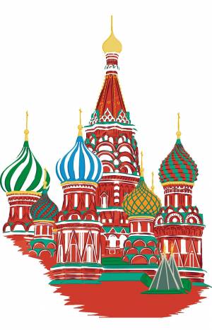 Раскраска кремль москва для детей #15 #355536