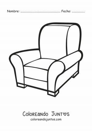 Раскраска кресло для детей 3 4 лет #18 #355652