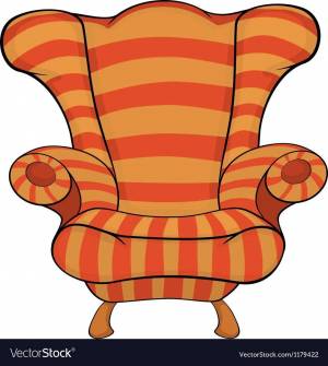 Раскраска кресло для детей 3 4 лет #22 #355656