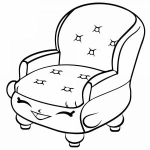 Раскраска кресло для детей 3 4 лет #37 #355671