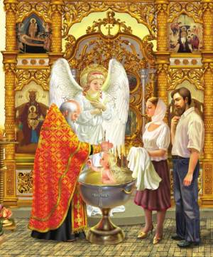 Раскраска крещение для детей православные #1 #355756