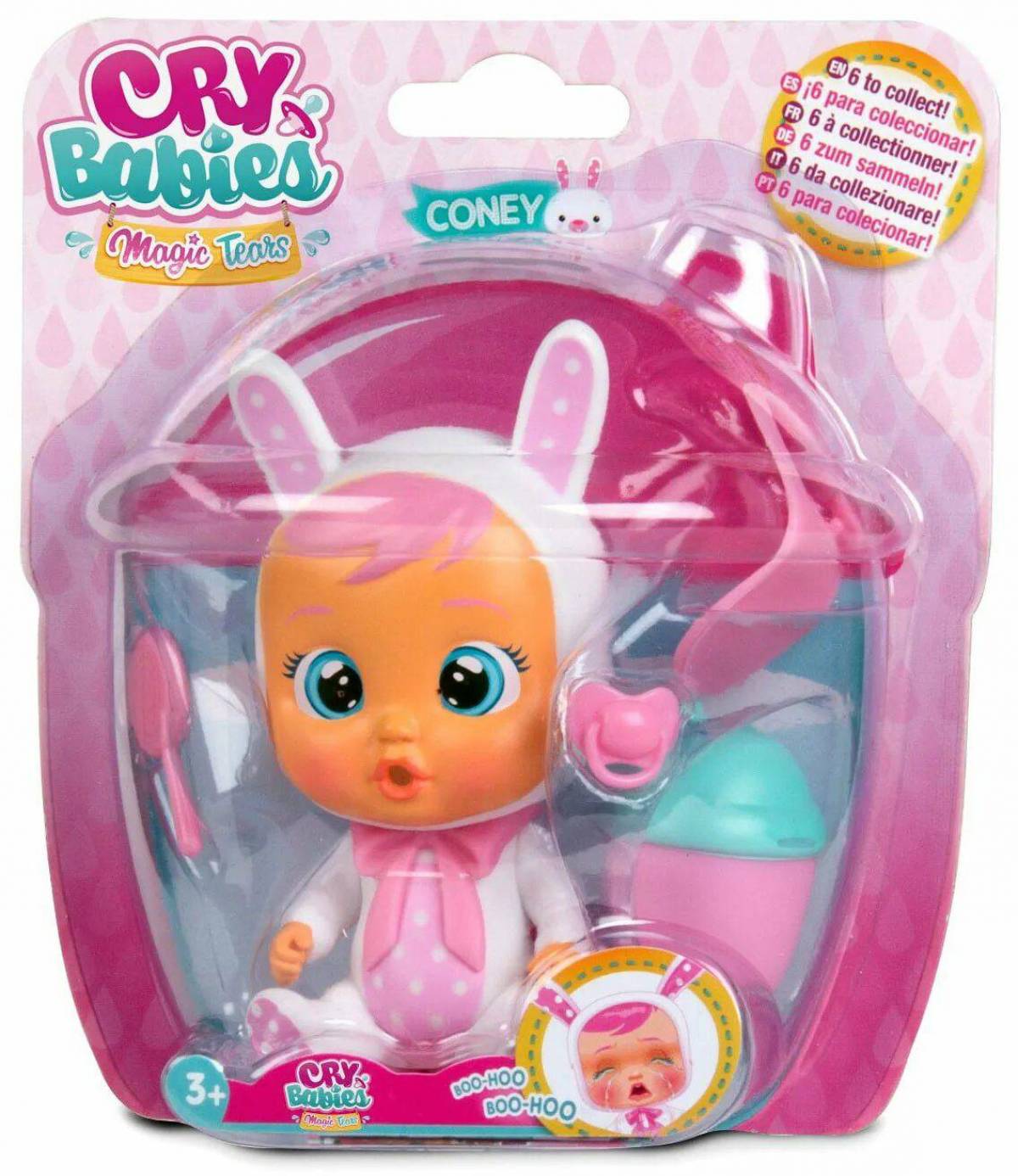 Край мини. Cry Baby кукла мини. Кукла Crybabies Coney Doll. IMC Toys Cry Babies капсула. Мэджик Тирс игрушки.