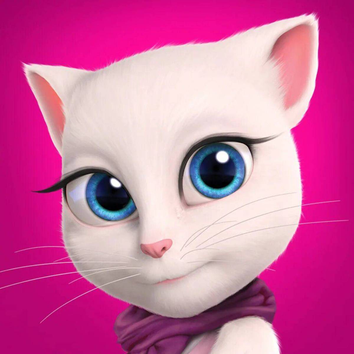 Talking angela. Анджела. Анджела Анджела Анджела. Му Талкинг Анжела. Анджела кошечка.