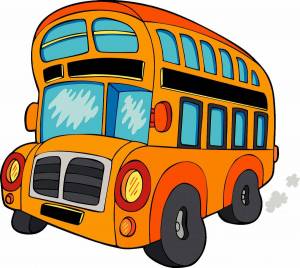 Раскраска автобус для детей #30 #32885