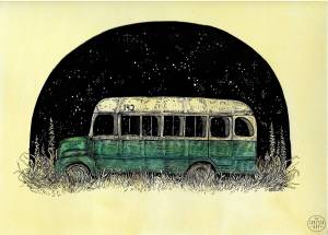 Раскраска автобус пожиратель #2 #32887