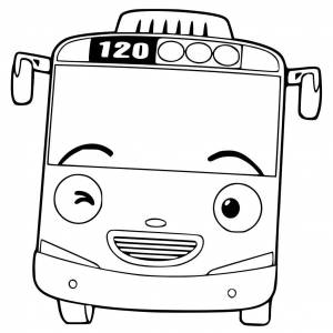 Раскраска автобус пожиратель #28 #32913