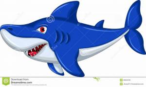 Раскраска акула для детей #7 #33724