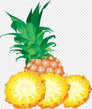 Раскраска ананас для детей #9 #35137
