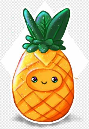 Раскраска ананас для детей #24 #35152