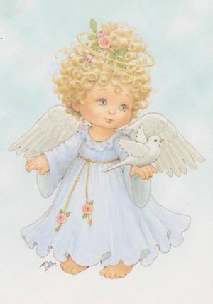 Раскраска ангел для детей #13 #35306