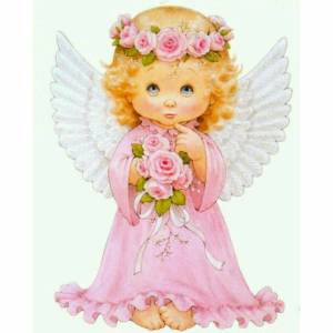 Раскраска ангел для детей #19 #35312