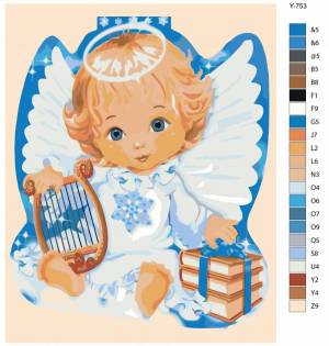 Раскраска ангел для детей #31 #35324