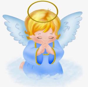 Раскраска ангела с крыльями для детей #1 #35357