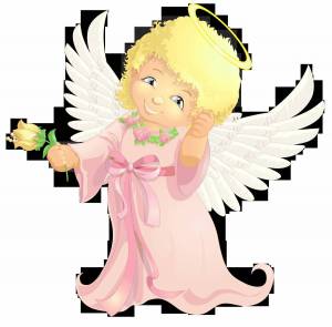 Раскраска ангела с крыльями для детей #8 #35364