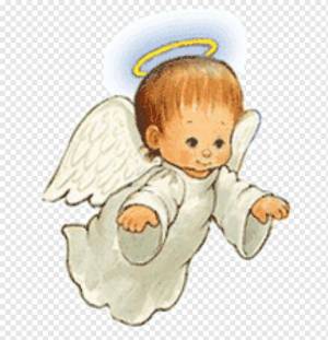 Раскраска ангела с крыльями для детей #25 #35381