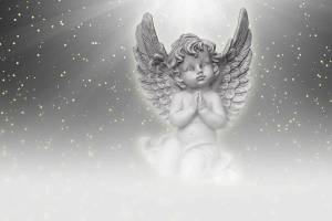 Раскраска ангела с крыльями для детей #28 #35384