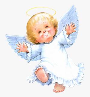 Раскраска ангела с крыльями для детей #30 #35386