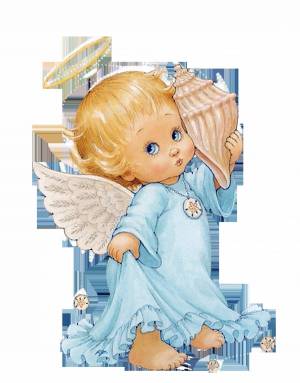 Раскраска ангелочек для детей #5 #35436