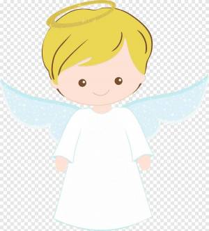 Раскраска ангелочек для детей #17 #35448