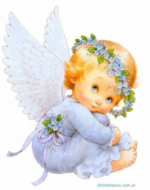 Раскраска ангелочек для детей #24 #35455