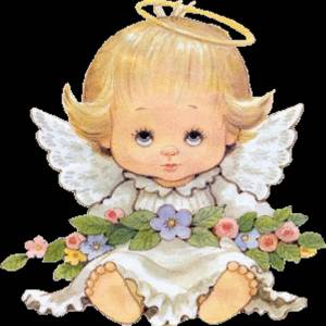 Раскраска ангелочек для детей #35 #35466