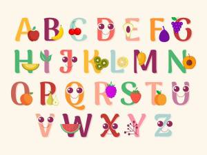Раскраска английский алфавит для детей #22 #35565