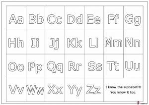 Раскраска английский алфавит для детей 2 класс #20 #35602