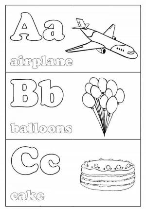 Раскраска английский алфавит для детей 2 класс #21 #35603