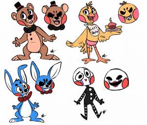 Раскраска аниматроники для детей #9 #35848