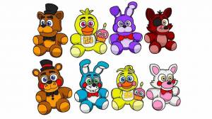 Раскраска аниматроники для детей #11 #35850
