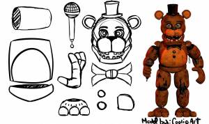 Раскраска аниматроники для детей #24 #35863