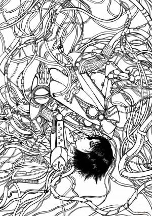 Раскраска аниме антистресс #9 #35954