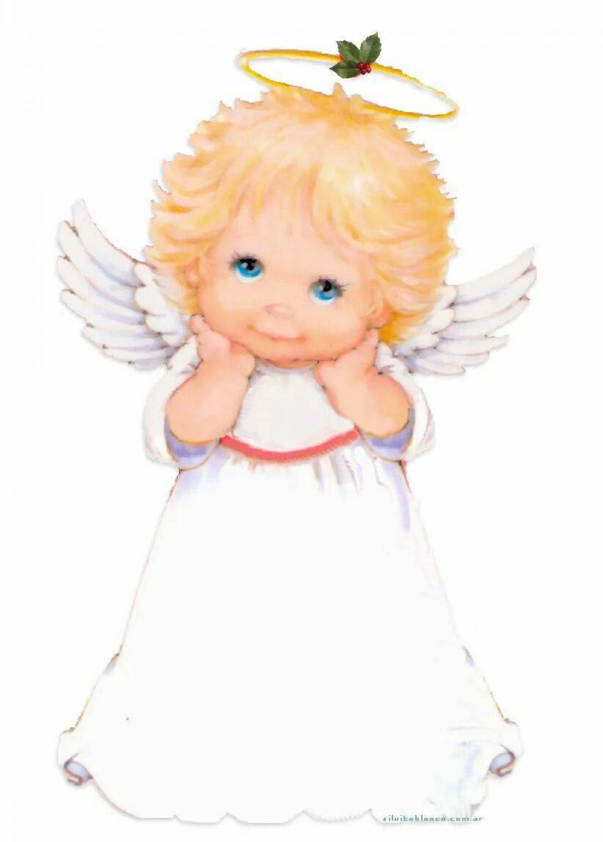 Ангела с крыльями для детей #26