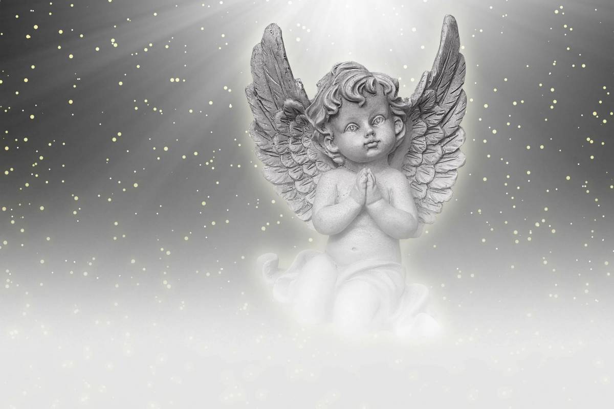Ангела с крыльями для детей #28