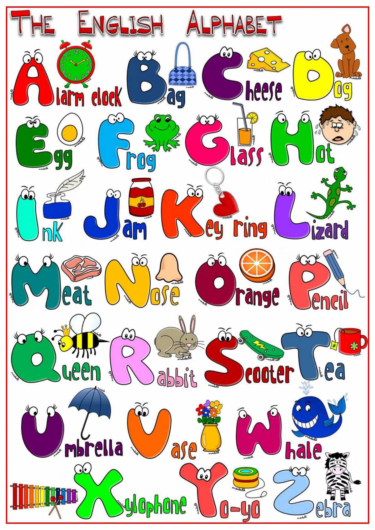 Английский алфавит для детей #8