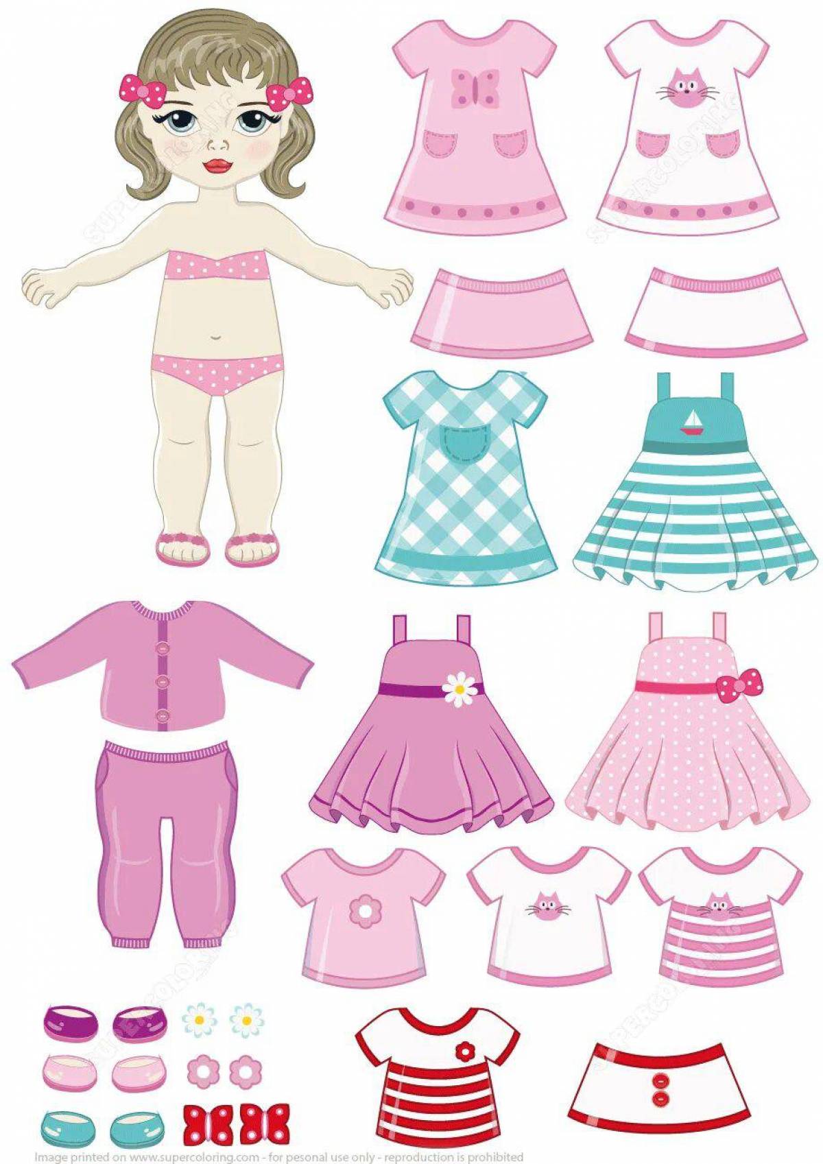 Распечатать куклу мини. Бумажные куклы с одеждой. Одежда для кукол. Кукла с одеждой для вырезания. Одежда для бума ждны кукол.