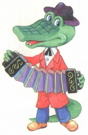 Раскраска крокодил гена для детей #6 #356185