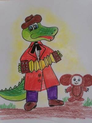 Раскраска крокодил гена и его друзья #31 #356245